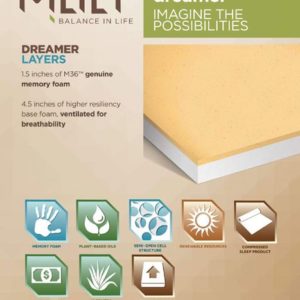 DREAMER 6" Memory Foam Mattress