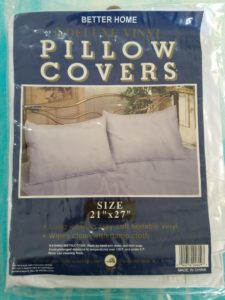 standard vinyl pillow protector set of two
