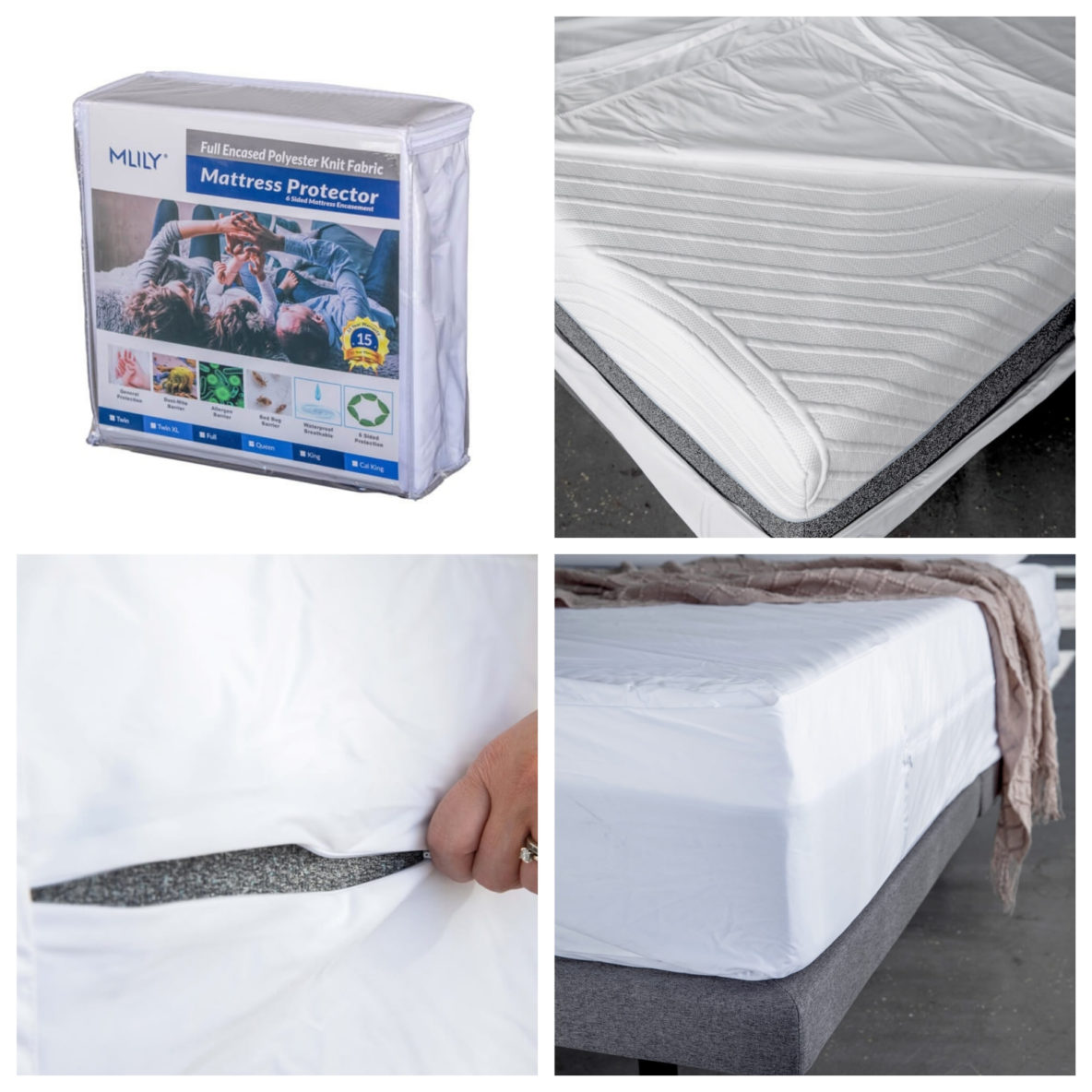 FULL ENCASEMENT MLILY MATTRESS PROTECTOR - Imperial Mattress & Furniture