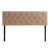 TWIN REED DIAMOND TUFTED MID-RISE HEADBOARD, TAN - Image 2