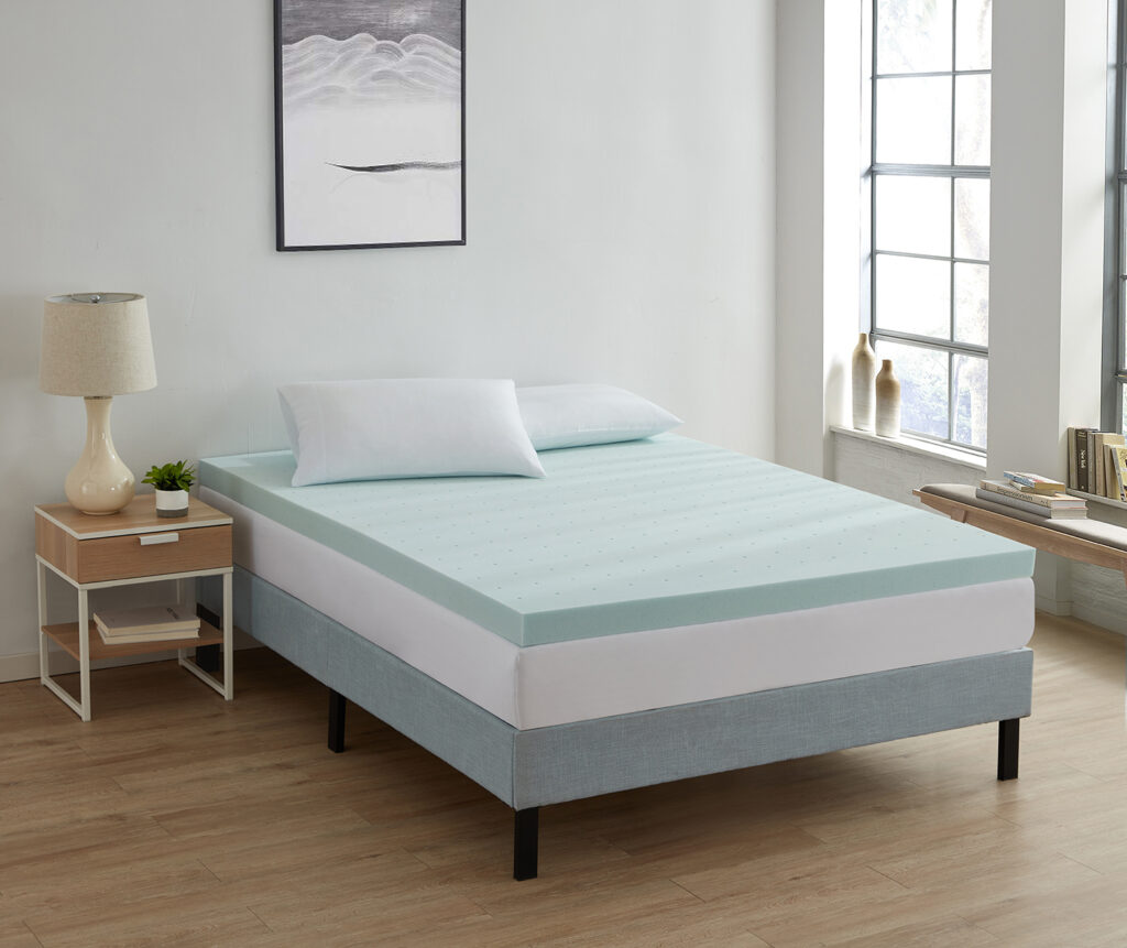 FULL 3" GEL INFUSED MEMORY FOAM MATTRESS TOPPER - Imperial Mattress ...