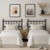 TWIN PATTERSON METAL HEADBOARD, BLACK - Image 3