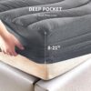 TWIN SV GREY MATTRESS PAD / PROTECTOR ( 8" -21" DEEP ) - Image 4