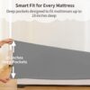 KING GREY MATTRESS PAD / PROTECTOR ( DEEP POCKET ) - Image 3