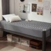 TWIN XL GREY MATTRESS PAD, (6" - 19" DEEP) - Image 2