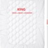 KING WHITE MATTRESS PAD / PROTECTOR (UP TO 18" DEEP) - Image 2